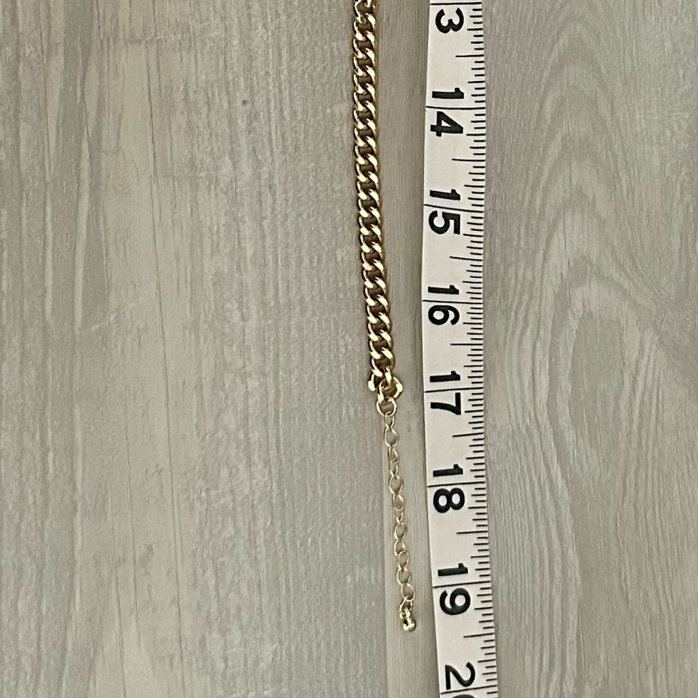 Expresss Gold Tone Bib Choker - Picture 2 of 6